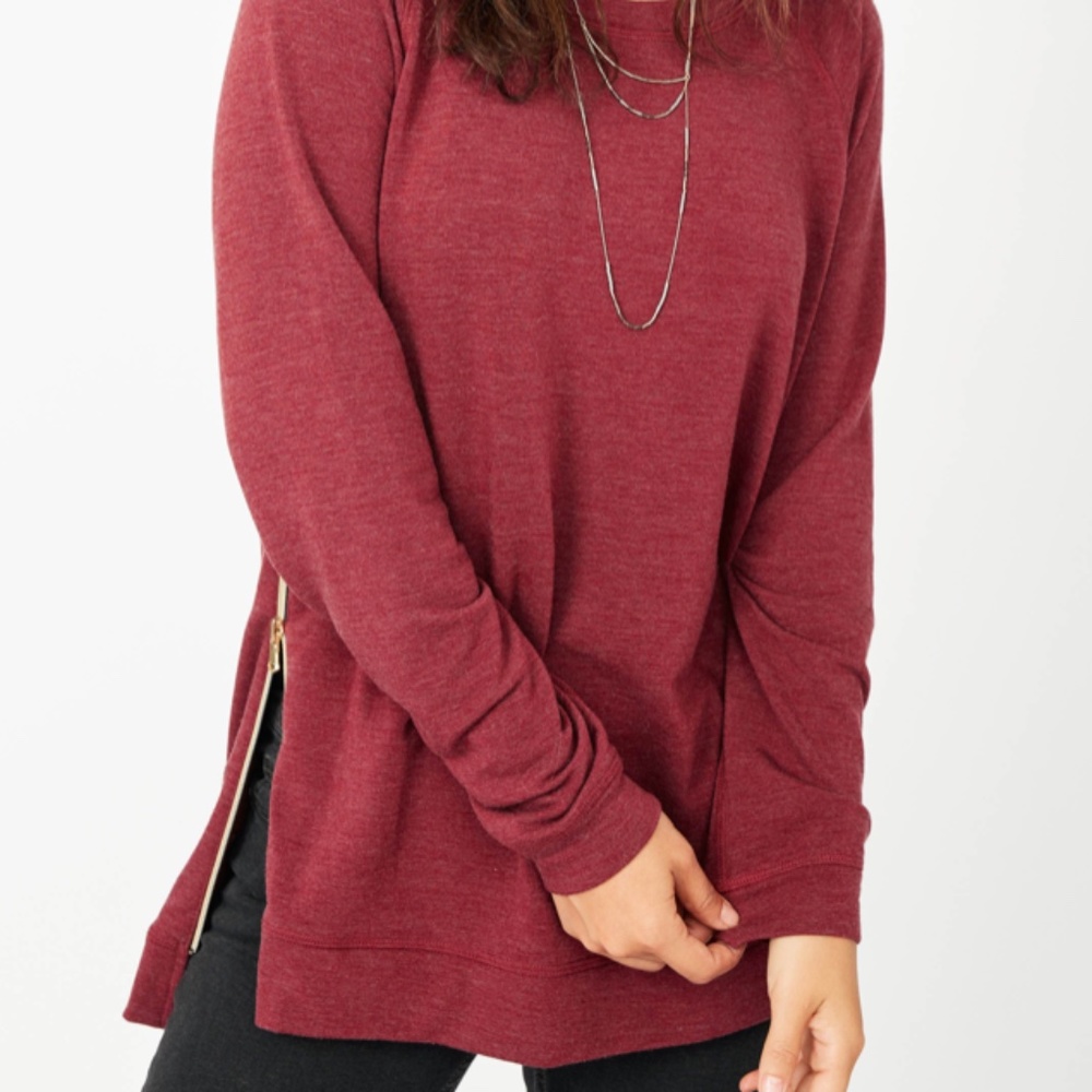 Stella & Dot Zip Pullover - Medium